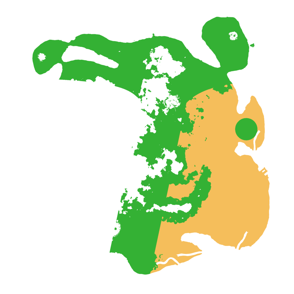 Biome Rust Map: Procedural Map, Size: 3500, Seed: 62440416