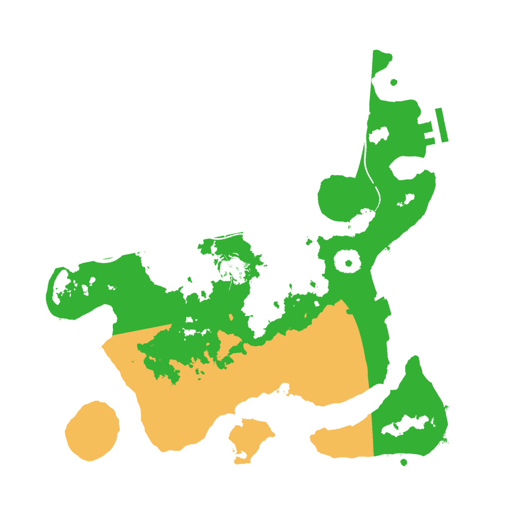 Biome Rust Map: Procedural Map, Size: 3000, Seed: 98083591