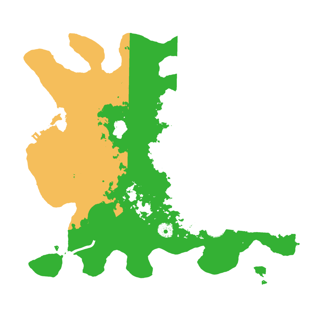 Biome Rust Map: Procedural Map, Size: 3200, Seed: 876345