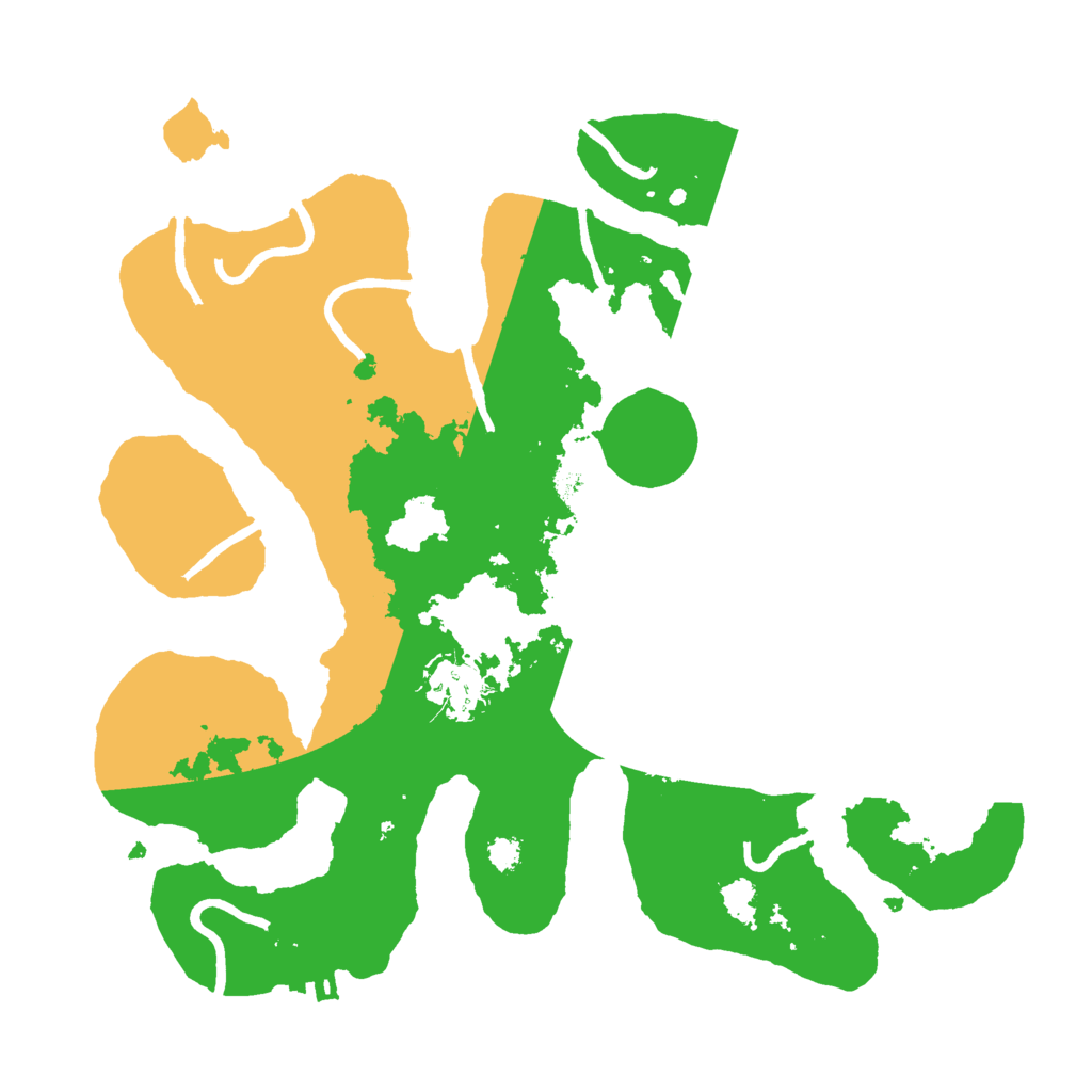 Biome Rust Map: Procedural Map, Size: 3000, Seed: 30451690