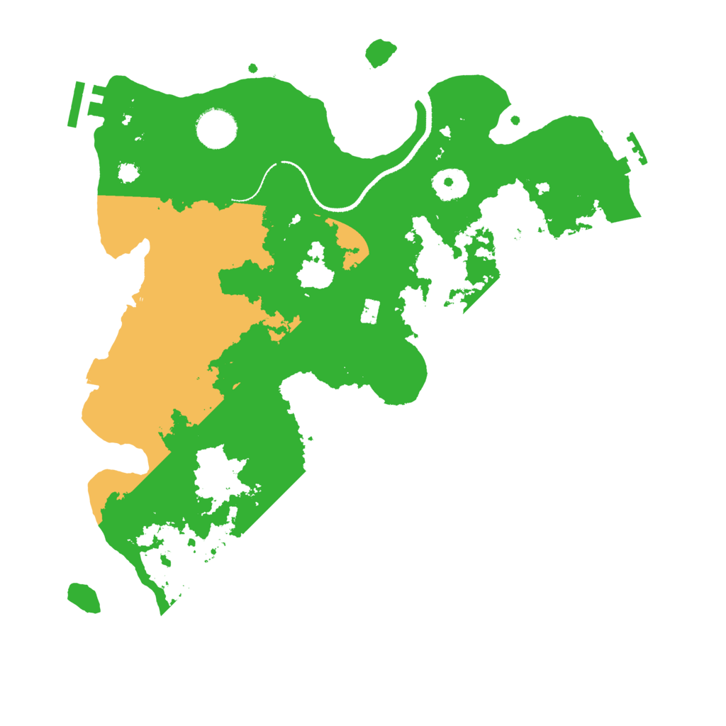 Biome Rust Map: Procedural Map, Size: 3200, Seed: 755959772