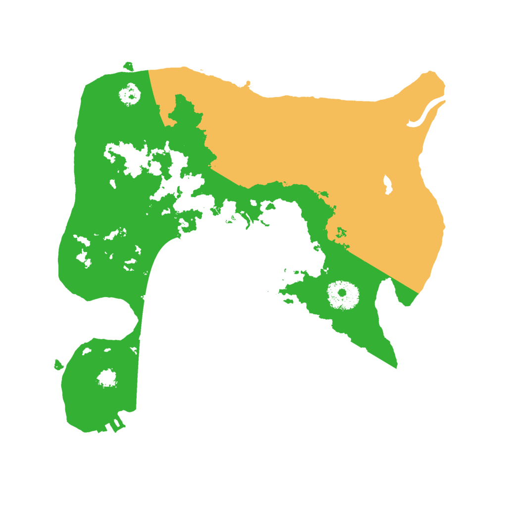 Biome Rust Map: Procedural Map, Size: 2500, Seed: 2347