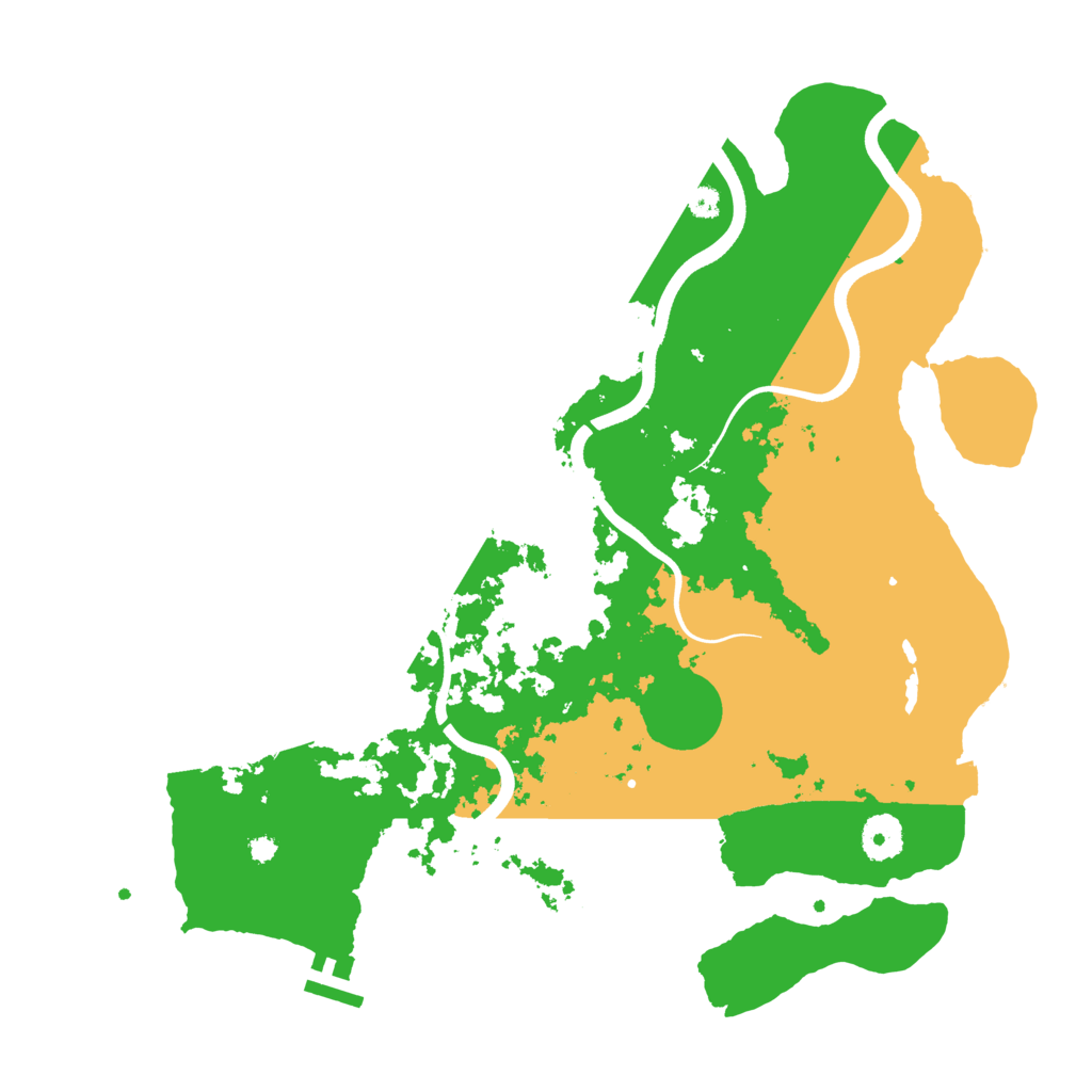 Biome Rust Map: Procedural Map, Size: 3700, Seed: 8102006