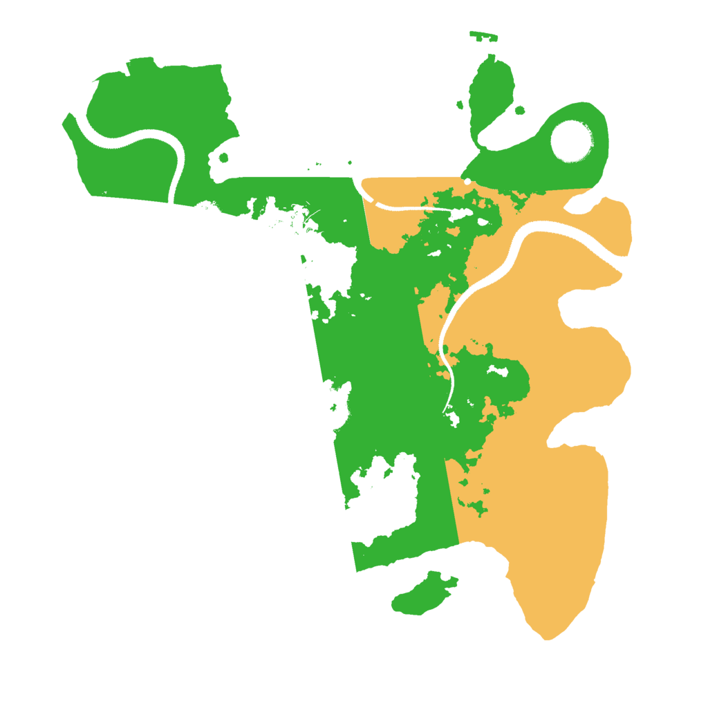 Biome Rust Map: Procedural Map, Size: 3000, Seed: 1782644217