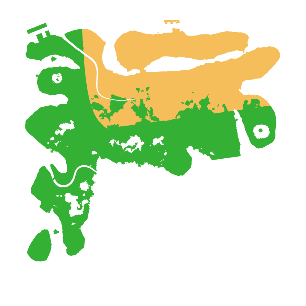 Biome Rust Map: Procedural Map, Size: 3000, Seed: 1072907763