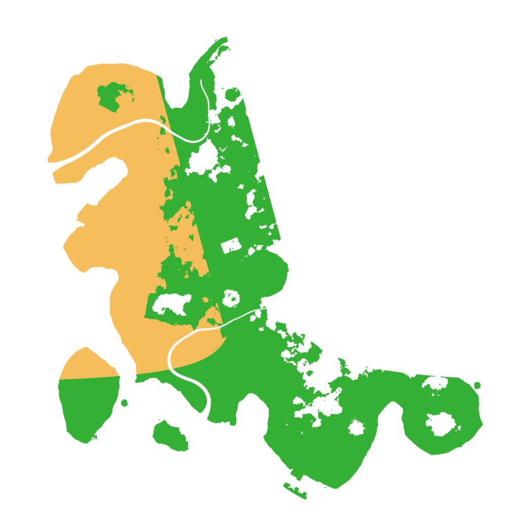 Biome Rust Map: Procedural Map, Size: 3000, Seed: 1264705787