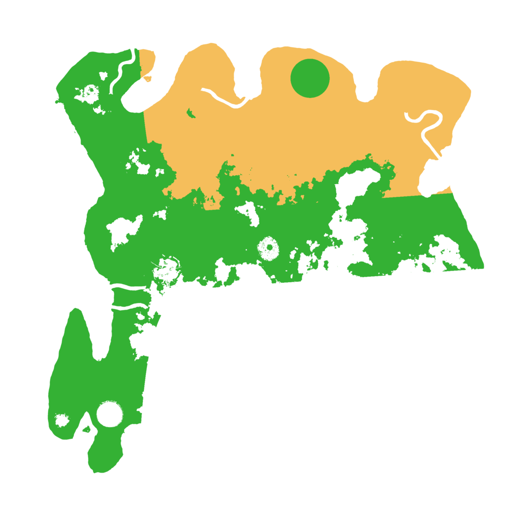 Biome Rust Map: Procedural Map, Size: 3500, Seed: 839542873