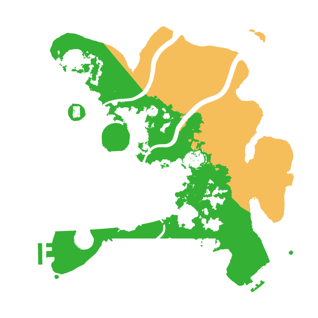 Biome Rust Map: Procedural Map, Size: 3000, Seed: 1660123160