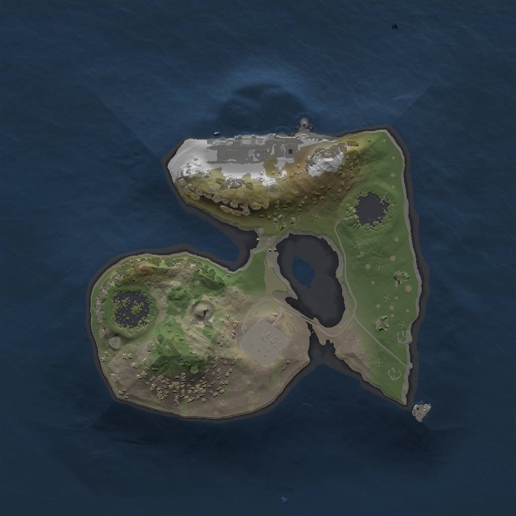 Rust Map: Procedural Map, Size: 1399, Seed: 1480019583, 5 Monuments