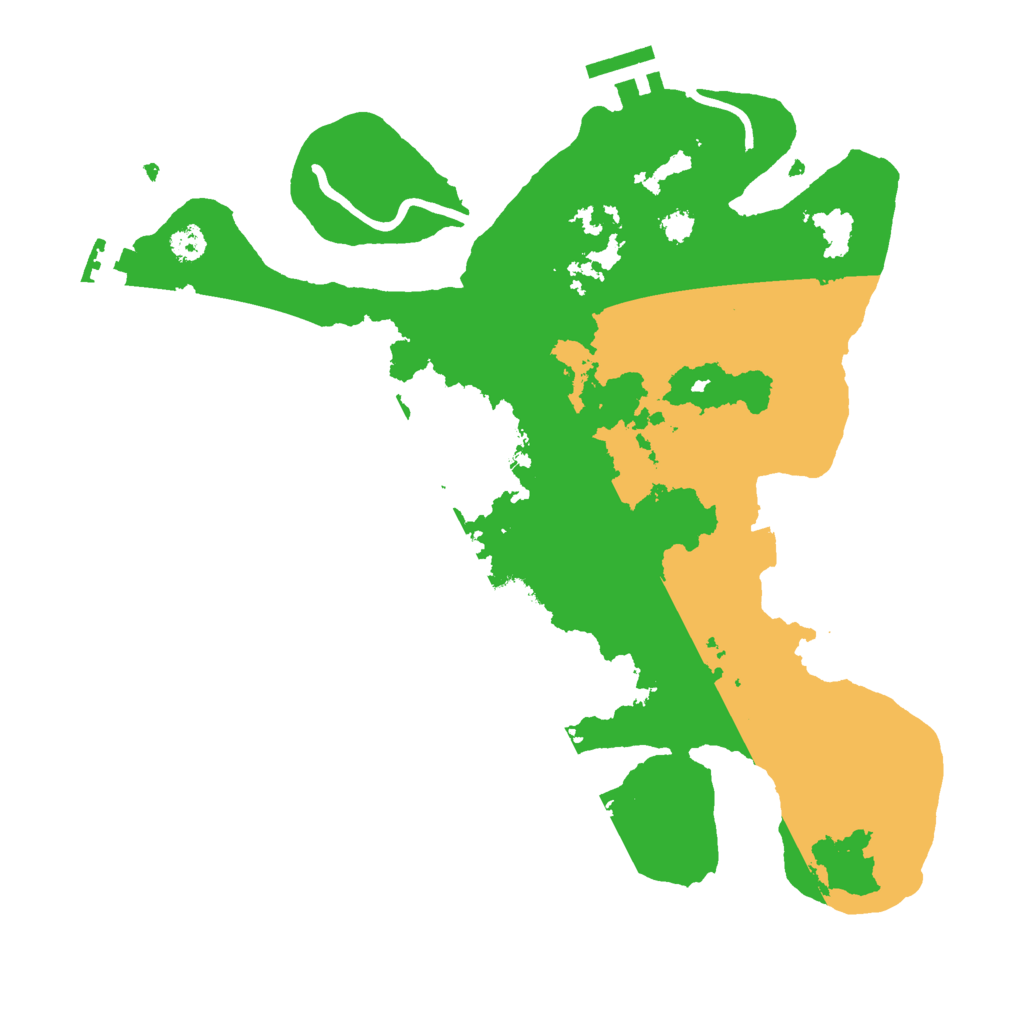 Biome Rust Map: Procedural Map, Size: 3000, Seed: 1557190875