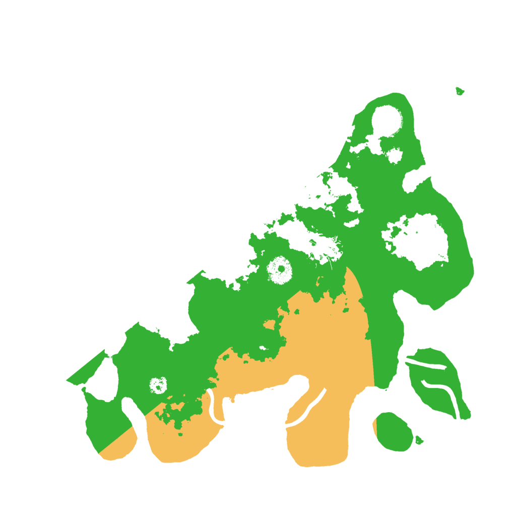 Biome Rust Map: Procedural Map, Size: 3000, Seed: 20001