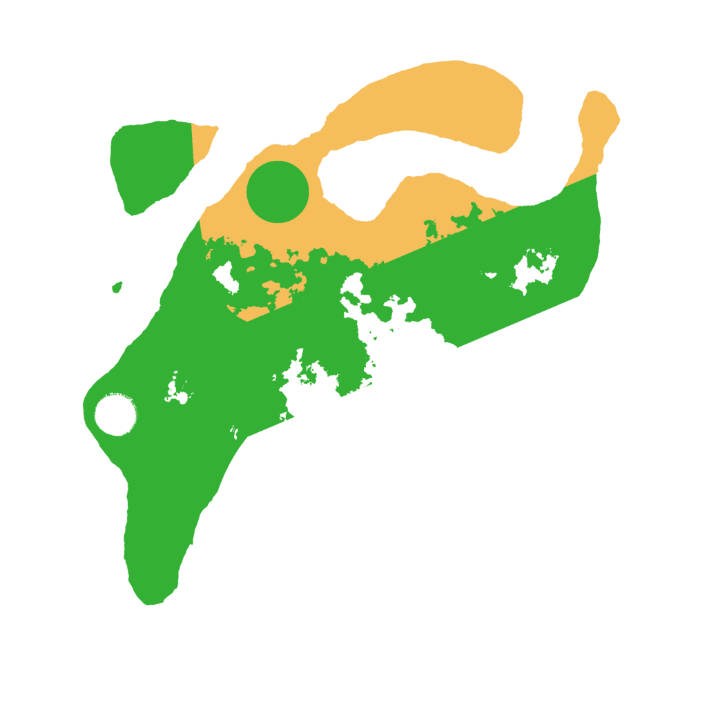 Biome Rust Map: Barren, Size: 3000, Seed: 606925