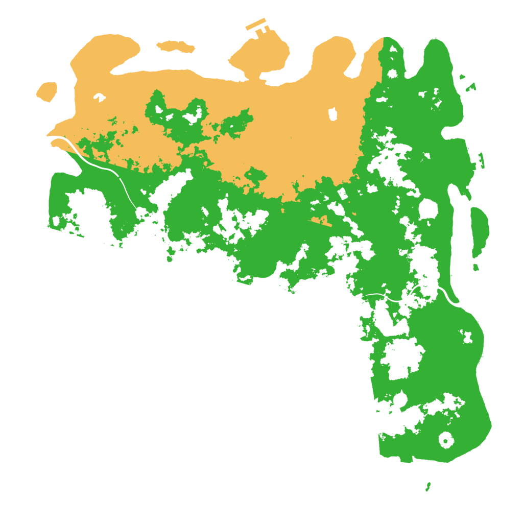 Biome Rust Map: Procedural Map, Size: 4997, Seed: 2147483647
