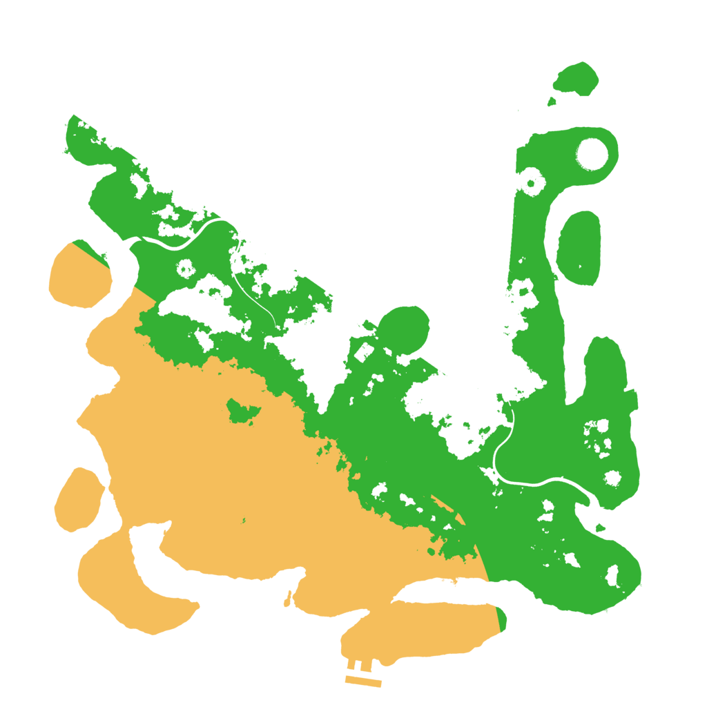 Biome Rust Map: Procedural Map, Size: 3950, Seed: 131320607
