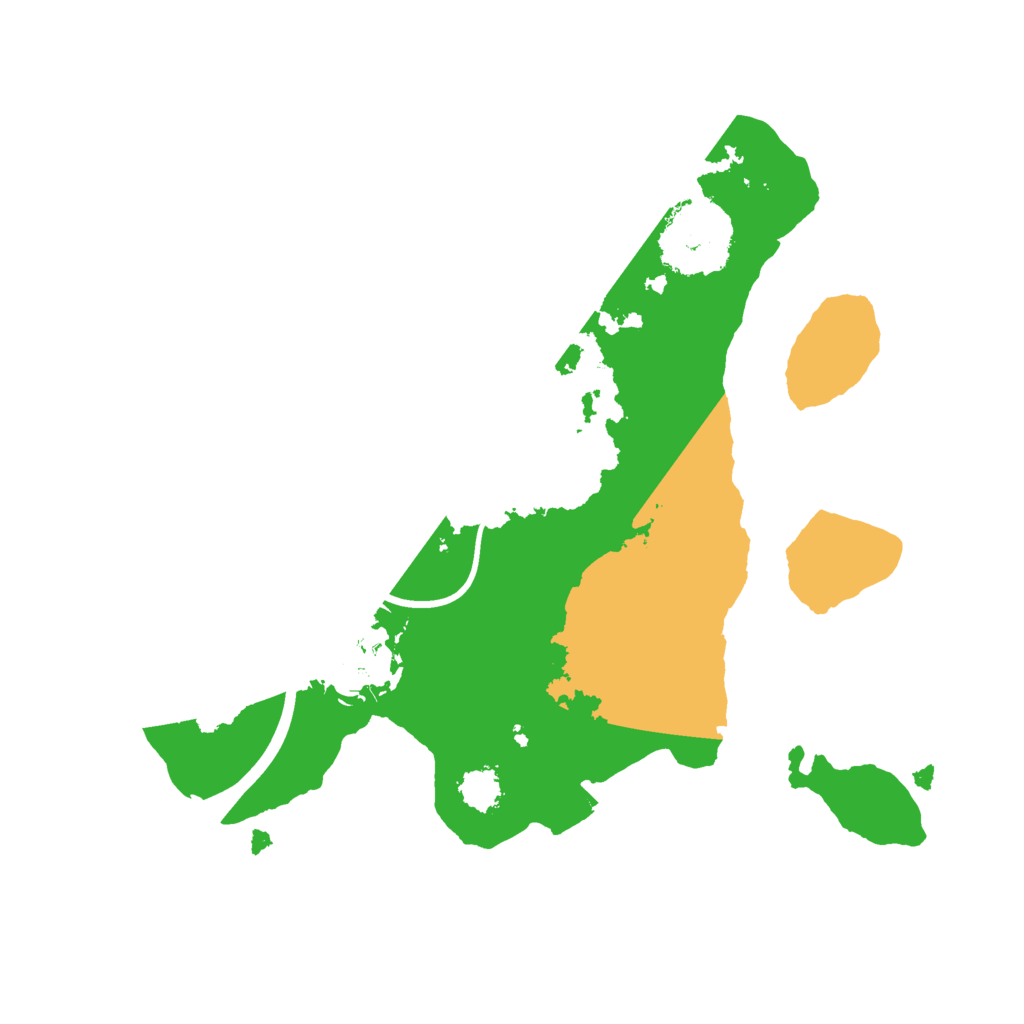 Biome Rust Map: Procedural Map, Size: 2200, Seed: 708508417