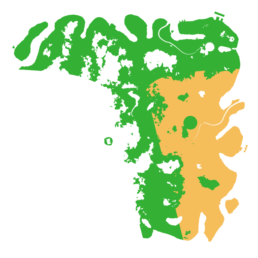 Biome Rust Map: Procedural Map, Size: 5000, Seed: 777645