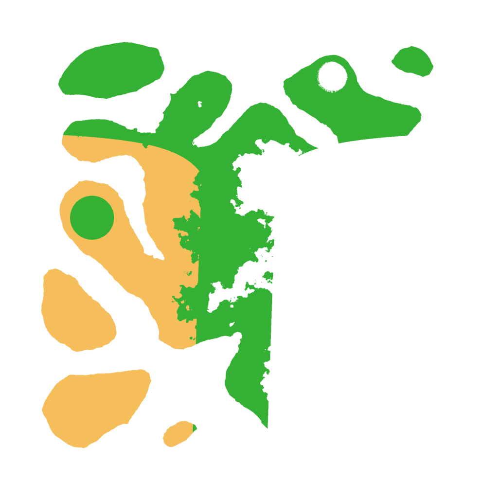 Biome Rust Map: Barren, Size: 3000, Seed: 997562