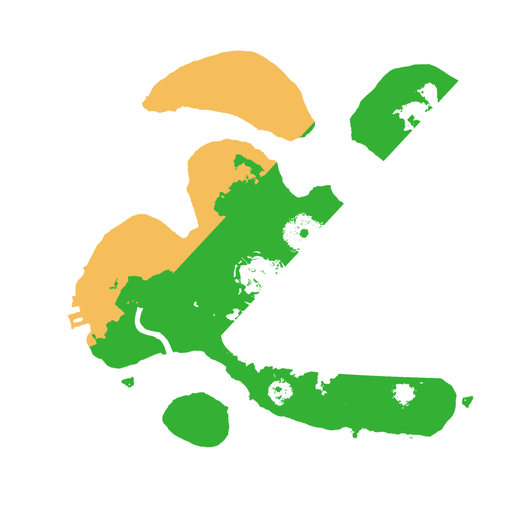 Biome Rust Map: Procedural Map, Size: 2200, Seed: 301670002