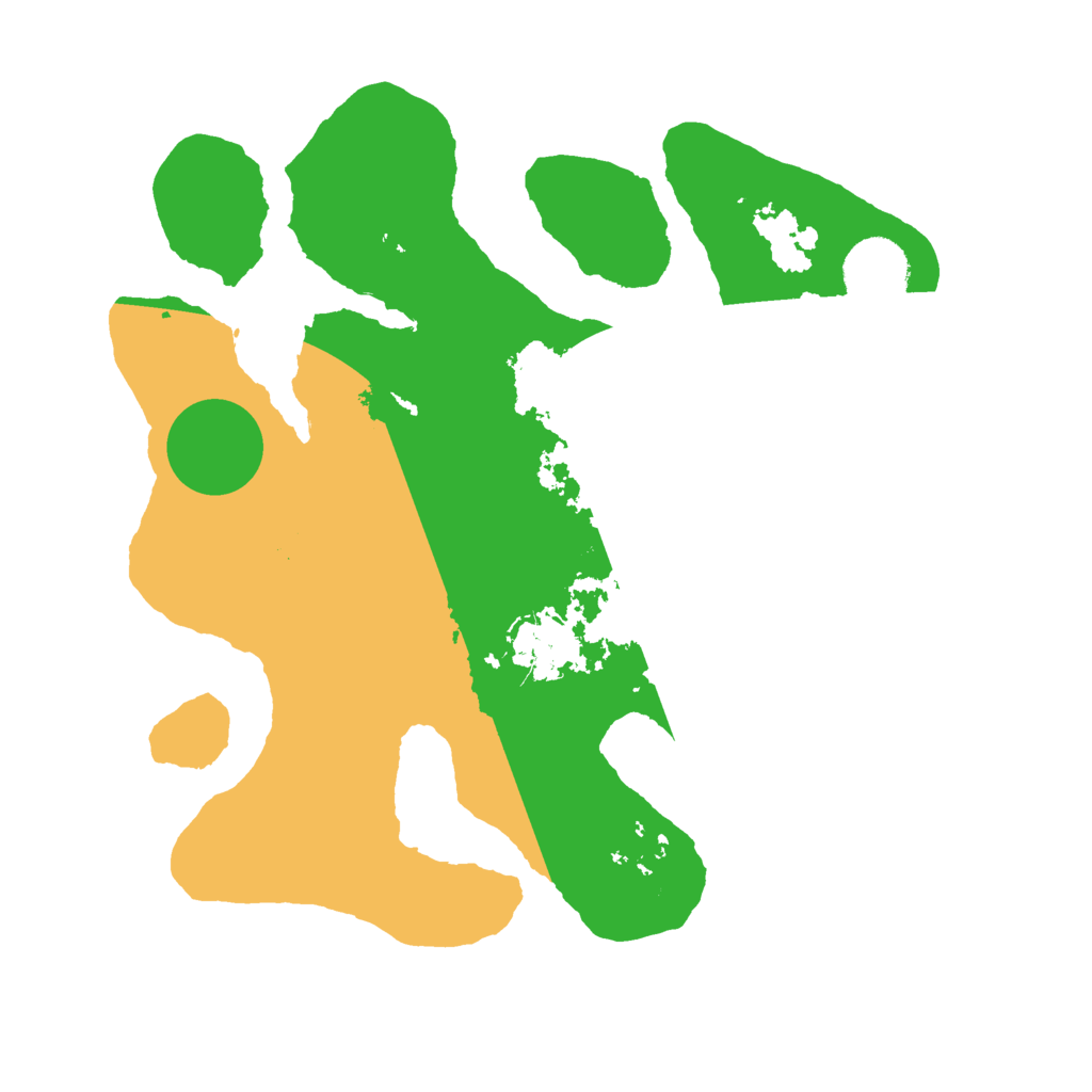 Biome Rust Map: Barren, Size: 3000, Seed: 536249