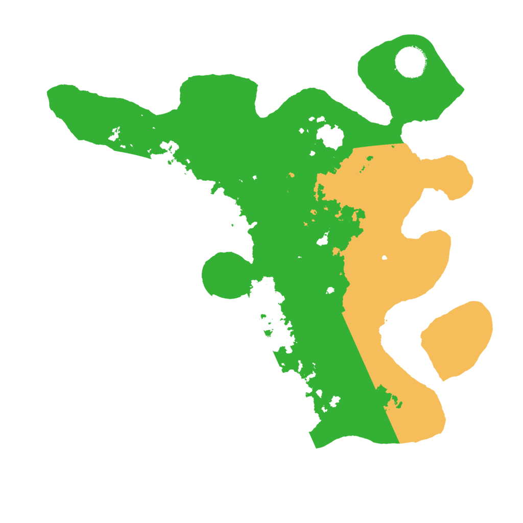 Biome Rust Map: Barren, Size: 3000, Seed: 464815