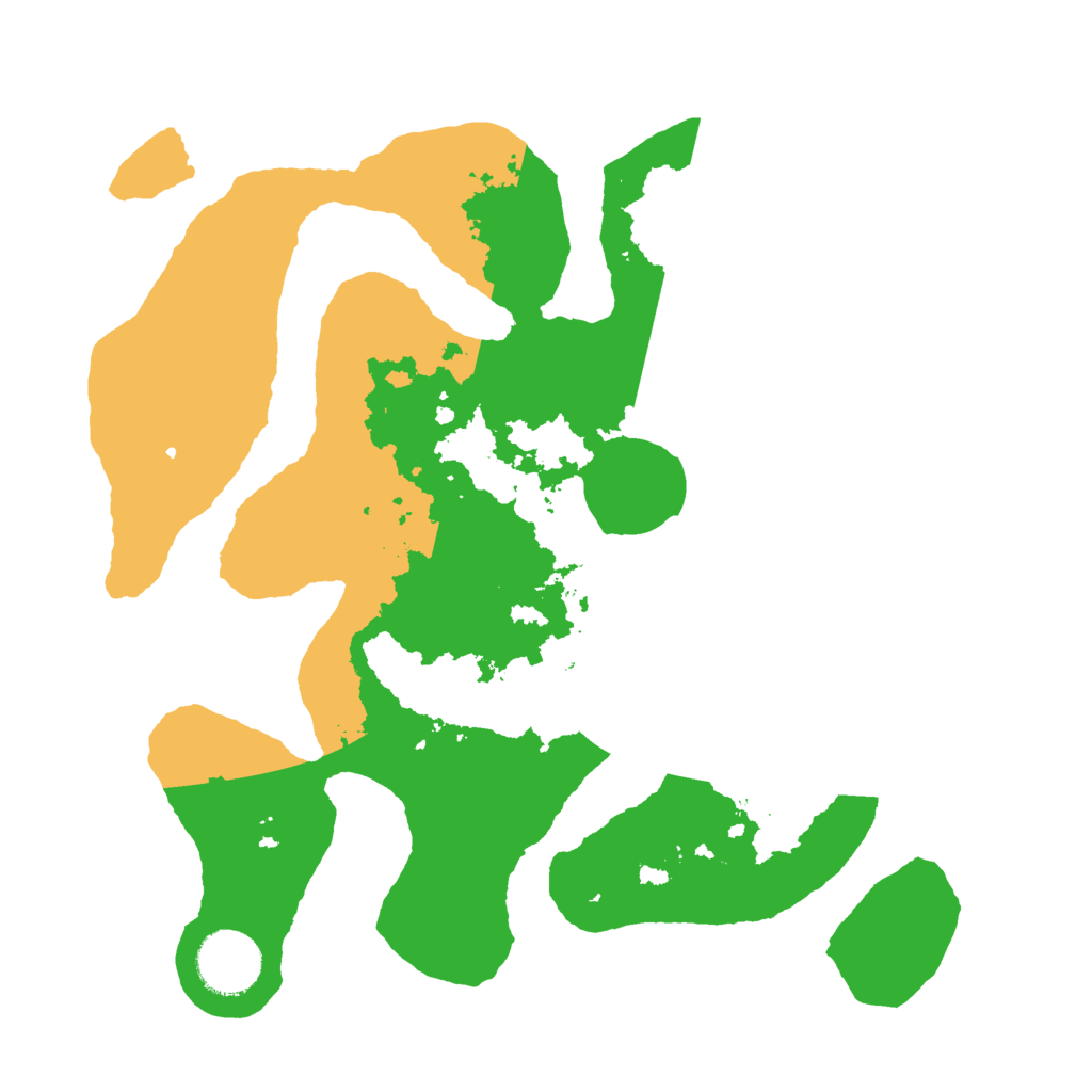 Biome Rust Map: Barren, Size: 3000, Seed: 621439