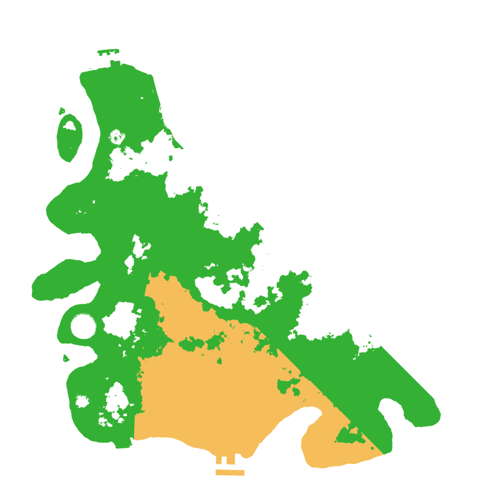 Biome Rust Map: Procedural Map, Size: 3500, Seed: 2501