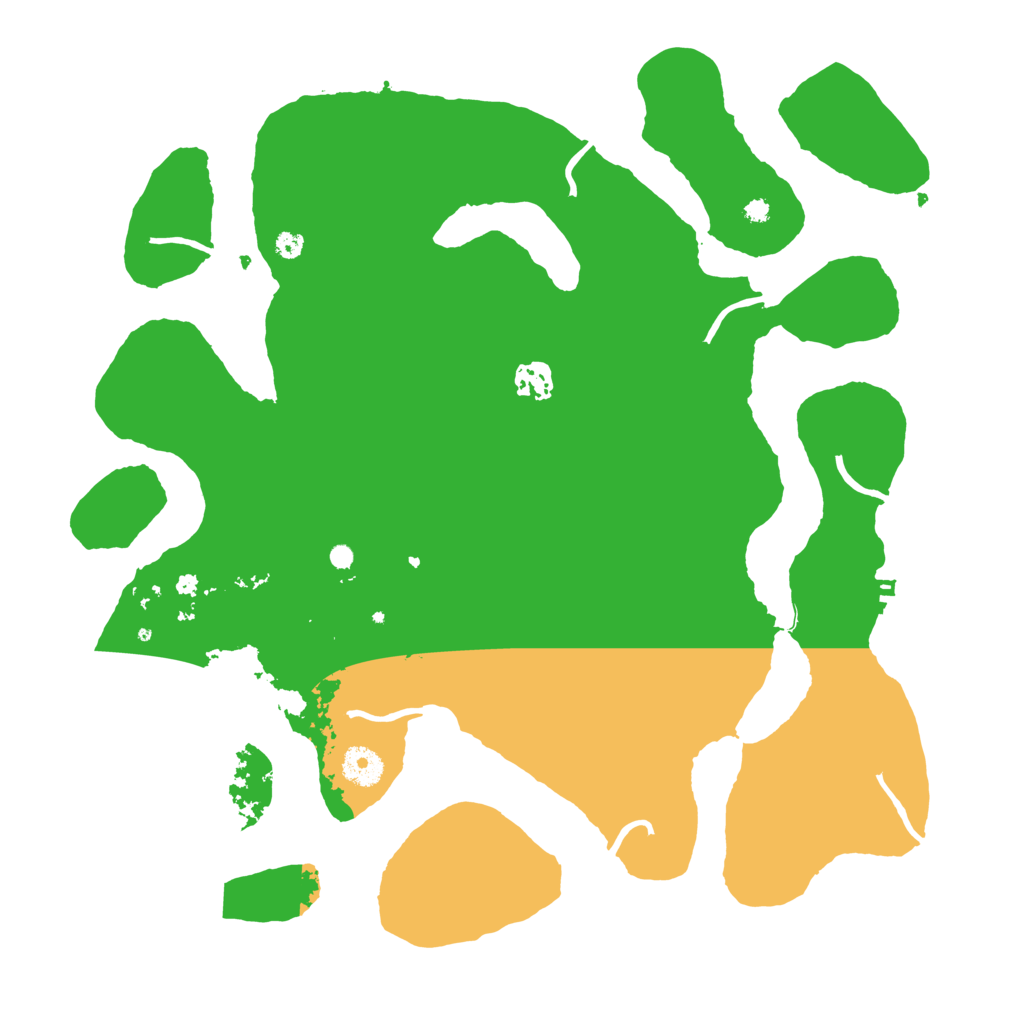 Biome Rust Map: Procedural Map, Size: 3850, Seed: 429458408