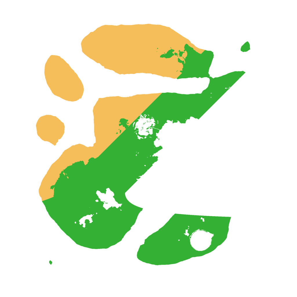 Biome Rust Map: Barren, Size: 2500, Seed: 103733417