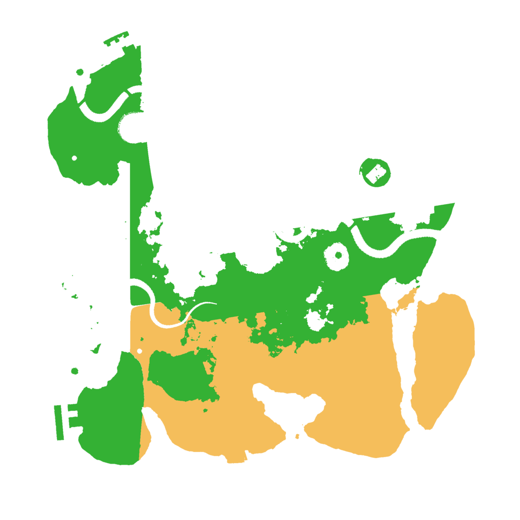 Biome Rust Map: Procedural Map, Size: 3000, Seed: 1911170606
