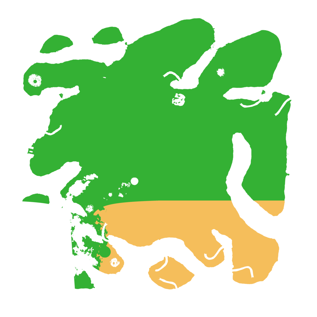 Biome Rust Map: Procedural Map, Size: 3700, Seed: 984149659