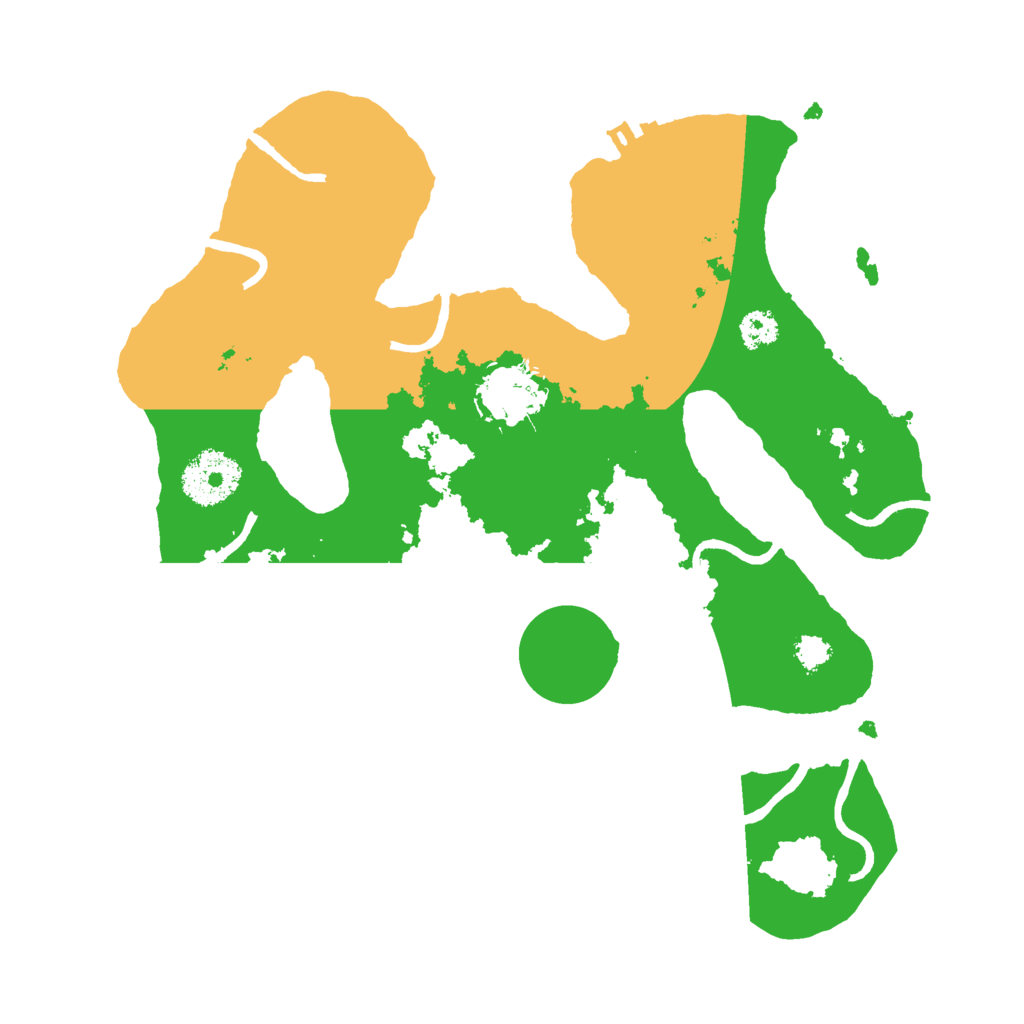 Biome Rust Map: Procedural Map, Size: 2789, Seed: 10665606