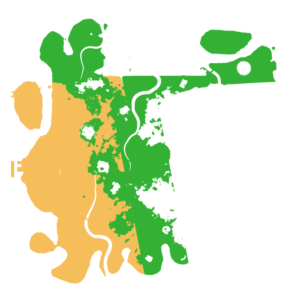 Biome Rust Map: Procedural Map, Size: 3800, Seed: 2054