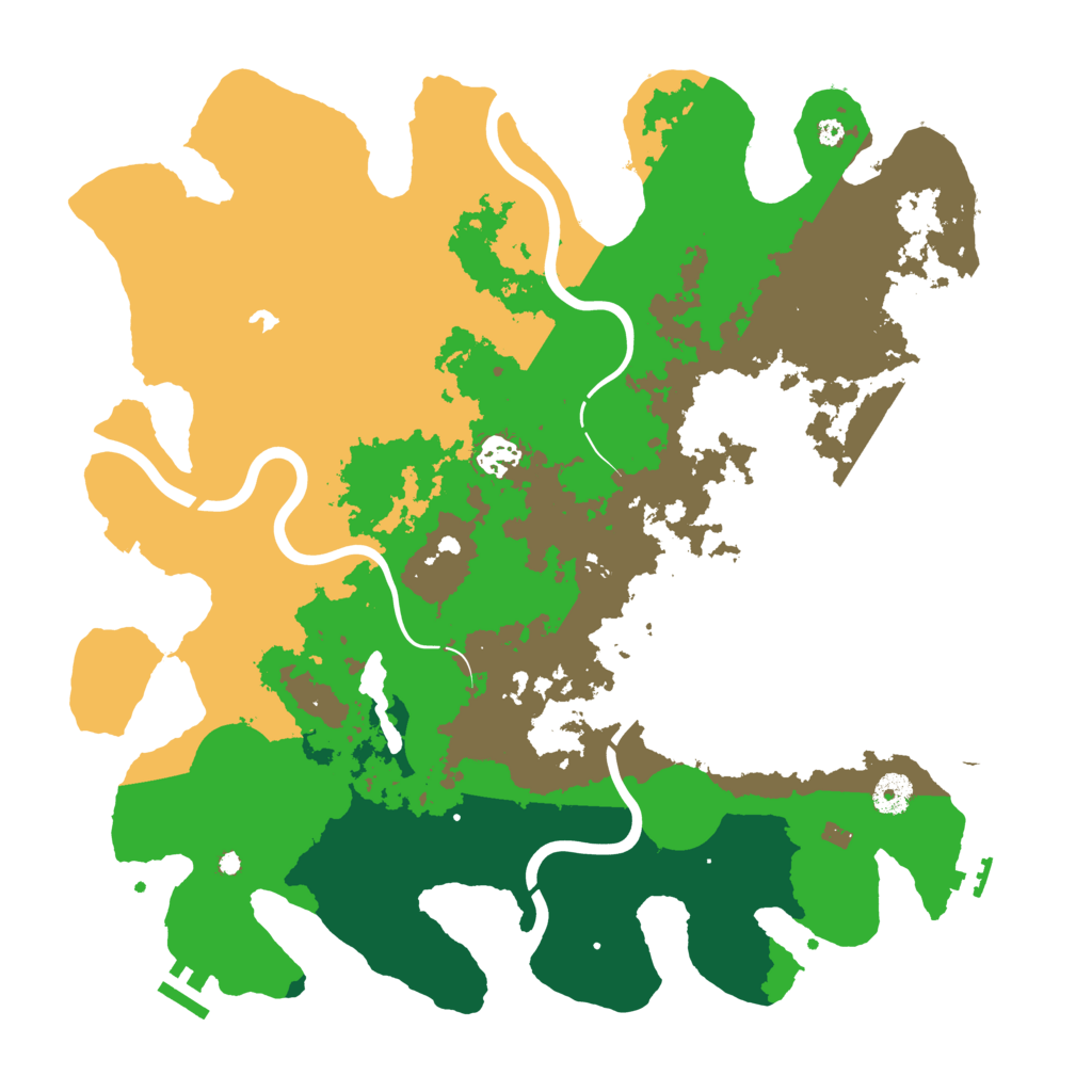 Biome Rust Map: Procedural Map, Size: 4000, Seed: 1430962727