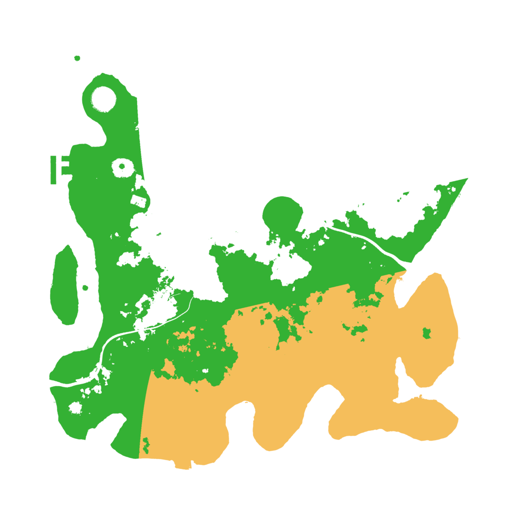 Biome Rust Map: Procedural Map, Size: 3600, Seed: 692966482