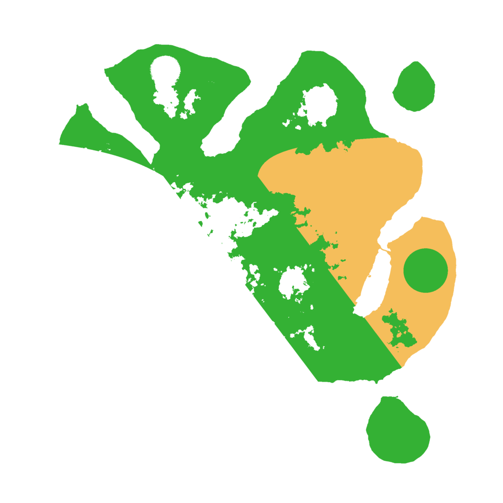 Biome Rust Map: Barren, Size: 3000, Seed: 560497