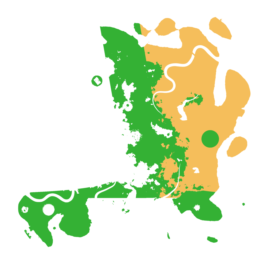 Biome Rust Map: Procedural Map, Size: 4000, Seed: 244124
