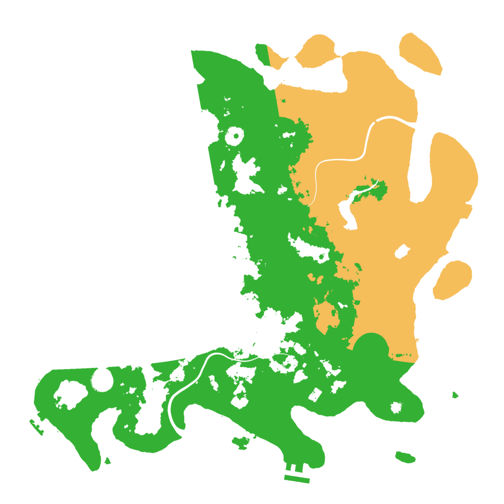 Biome Rust Map: Procedural Map, Size: 4000, Seed: 244124
