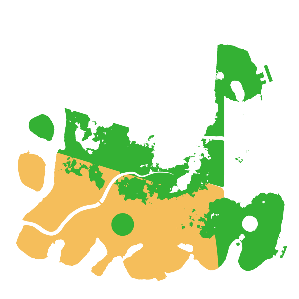 Biome Rust Map: Procedural Map, Size: 3500, Seed: 1756619381