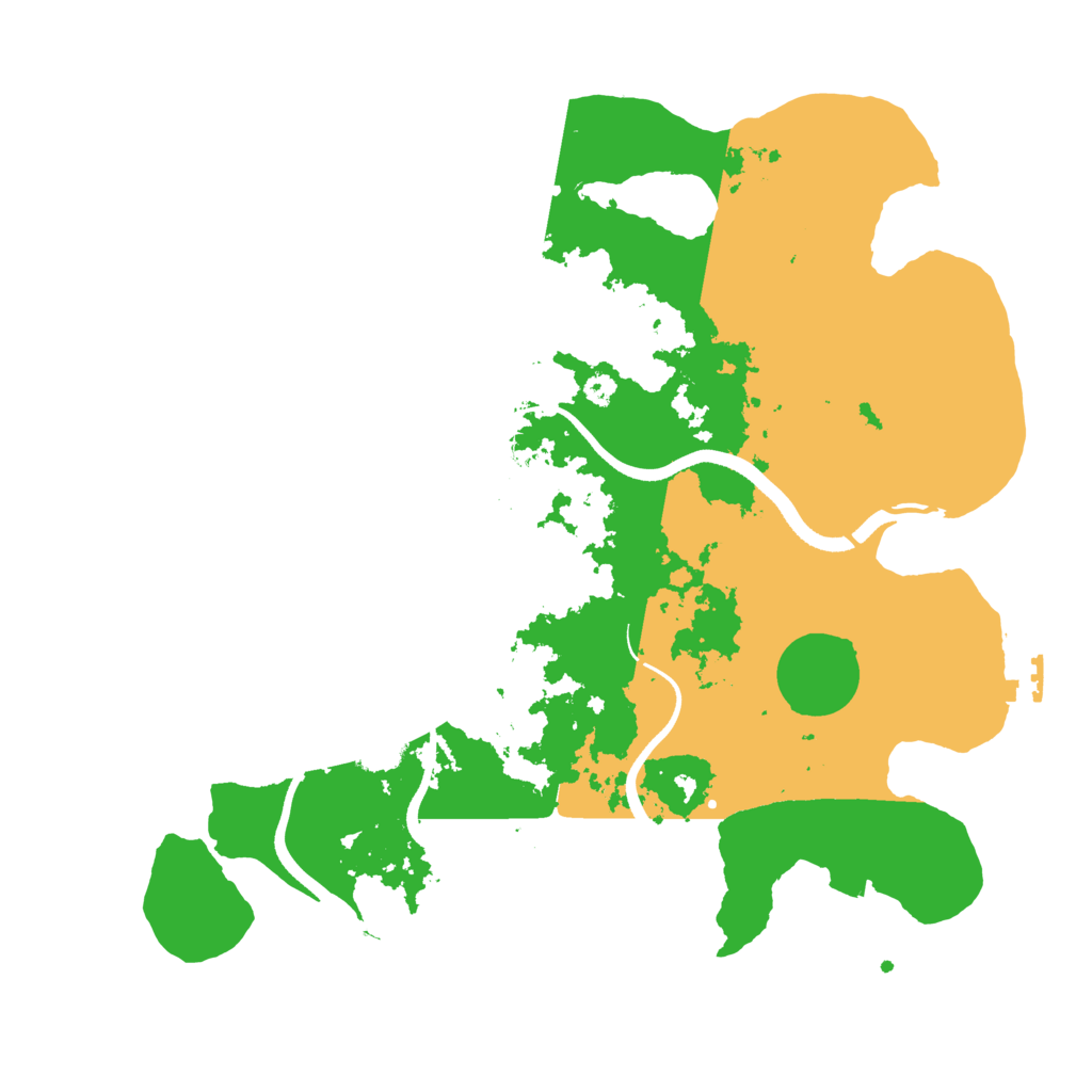Biome Rust Map: Procedural Map, Size: 3500, Seed: 515373703