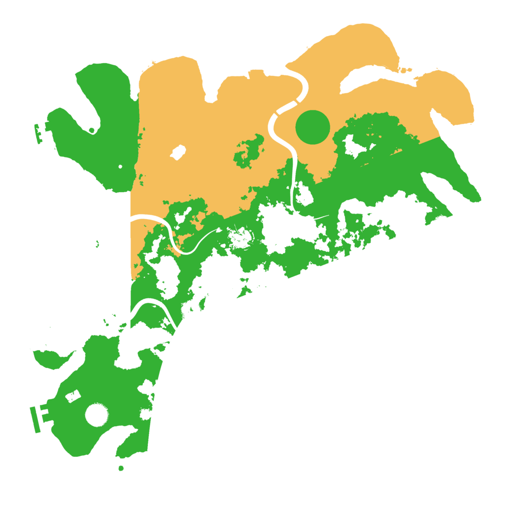 Biome Rust Map: Procedural Map, Size: 4000, Seed: 61512925