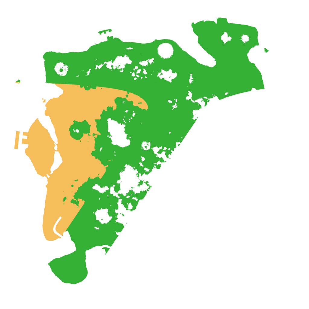 Biome Rust Map: Procedural Map, Size: 3500, Seed: 749797407