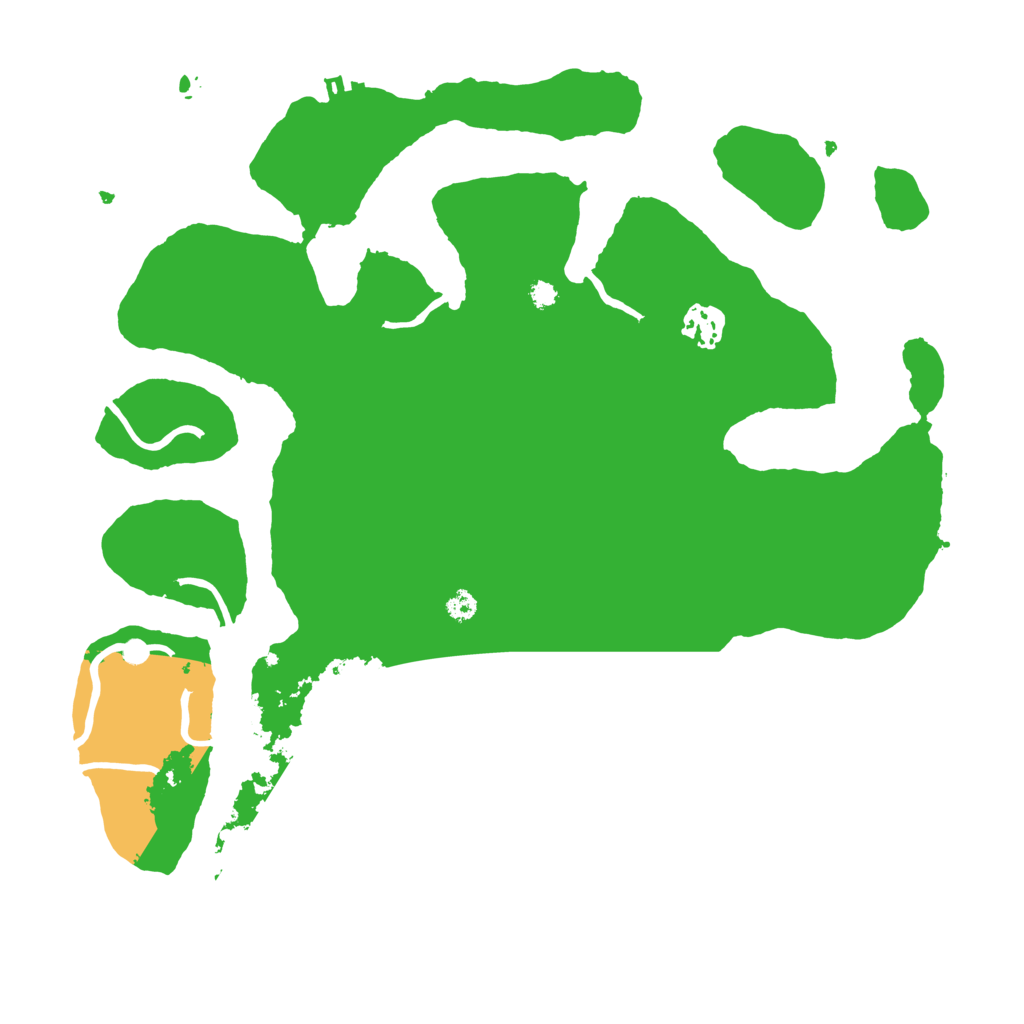 Biome Rust Map: Procedural Map, Size: 3500, Seed: 383478516