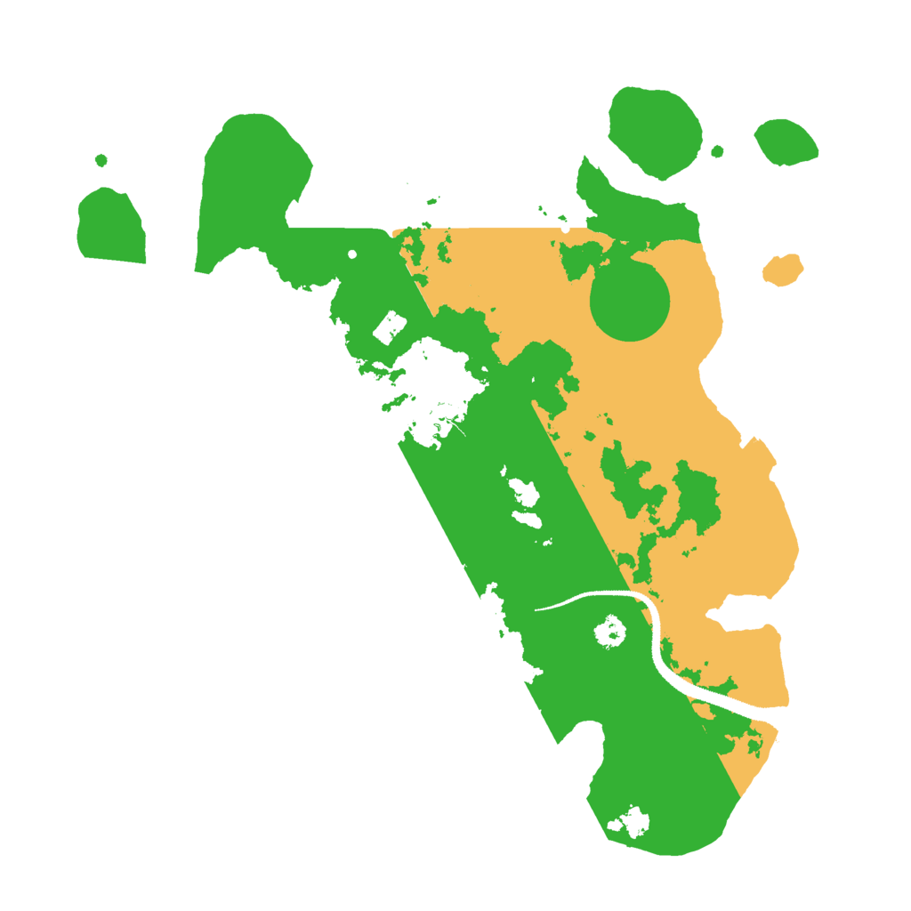 Biome Rust Map: Procedural Map, Size: 3000, Seed: 224896623