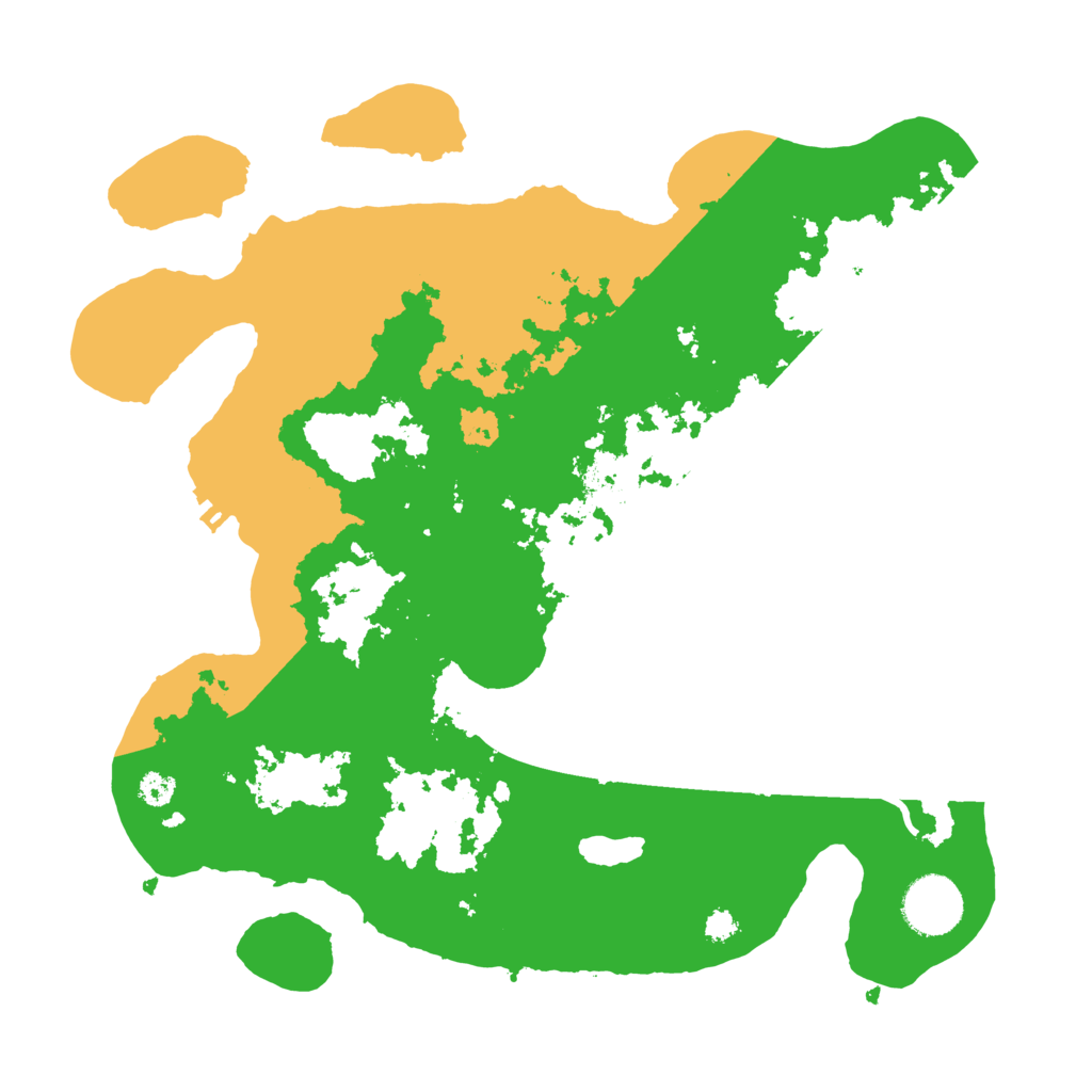 Biome Rust Map: Procedural Map, Size: 3200, Seed: 301670002