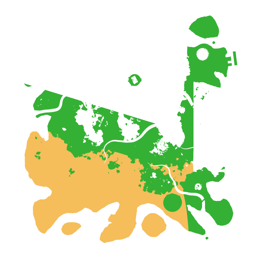 Biome Rust Map: Procedural Map, Size: 3750, Seed: 1543031250