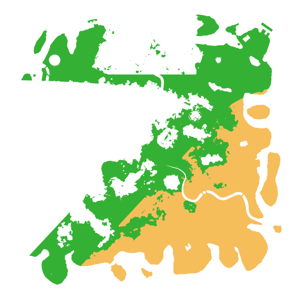 Biome Rust Map: Procedural Map, Size: 4700, Seed: 154556