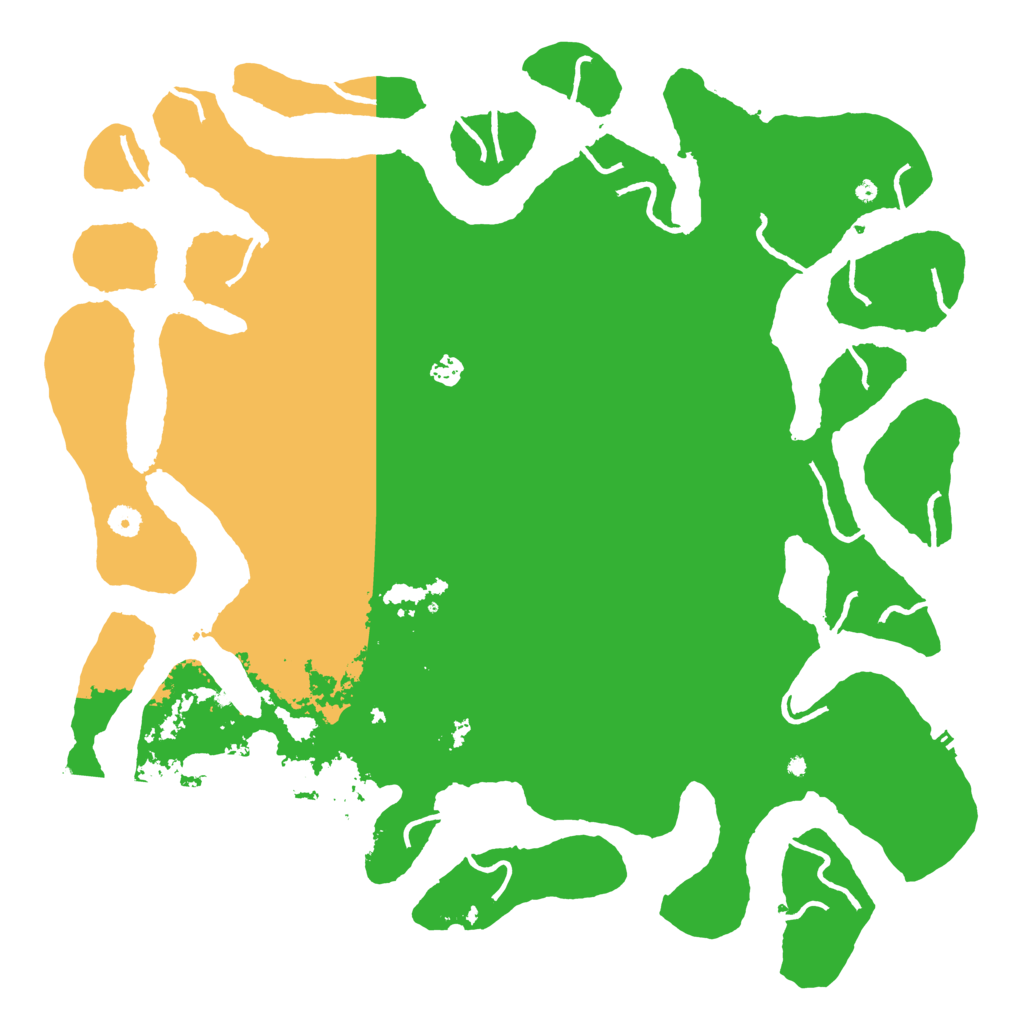 Biome Rust Map: Procedural Map, Size: 5000, Seed: 5071
