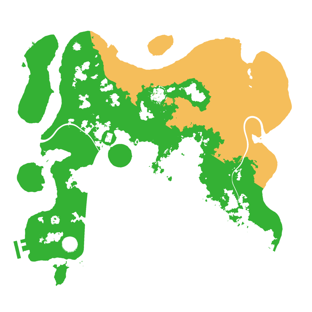 Biome Rust Map: Procedural Map, Size: 3525, Seed: 757529619