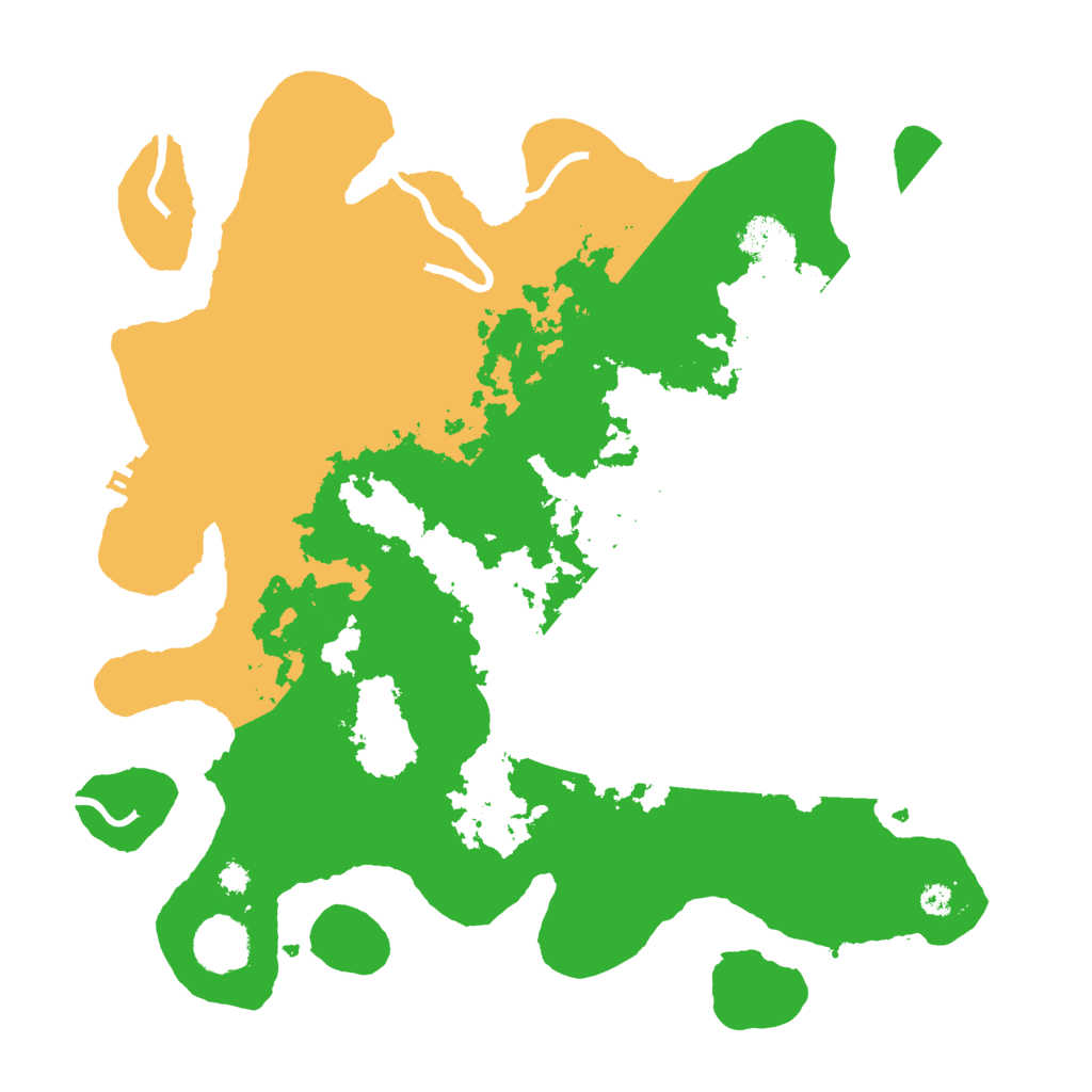 Biome Rust Map: Procedural Map, Size: 3500, Seed: 772944