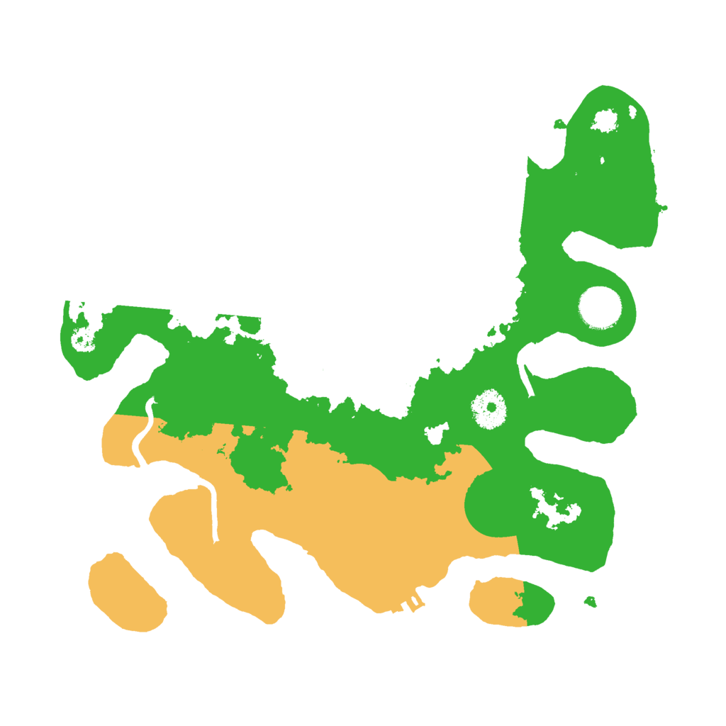 Biome Rust Map: Procedural Map, Size: 3000, Seed: 191456